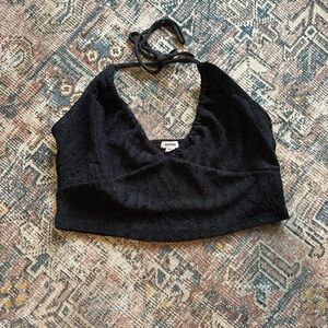 Garage Black Halter Tank Top